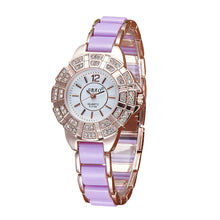 Glod Sliver Fashion High - end Watches Diamond women Ladies dress quartz watch bracelet watch montre femme relogio feminino EF8