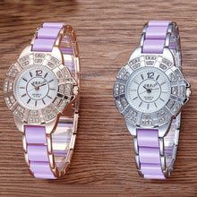 Glod Sliver Fashion High - end Watches Diamond women Ladies dress quartz watch bracelet watch montre femme relogio feminino EF8