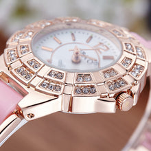 Glod Sliver Fashion High - end Watches Diamond women Ladies dress quartz watch bracelet watch montre femme relogio feminino EF8