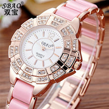 Glod Sliver Fashion High - end Watches Diamond women Ladies dress quartz watch bracelet watch montre femme relogio feminino EF8
