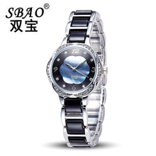 Glod women Ladies dress quartz watch Elegant Fashion Mother Of Pearl Dial bracelet watch montre femme relogio feminino EF8
