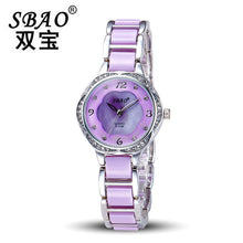 Glod women Ladies dress quartz watch Elegant Fashion Mother Of Pearl Dial bracelet watch montre femme relogio feminino EF8
