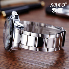 Luxury Men's Circular Dial 3 Movement Stainless Steel Strap Quartz Wrist Watch Business Quartz-Watch Relogio Masculino EF8