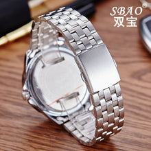 Luxury Men's Circular Dial 3 Movement Stainless Steel Strap Quartz Wrist Watch Men Sports Quartz-Watch Relogio Masculino EF8