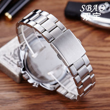 Luxury Men's Watch Stainless Steel Band Waterproof Quartz Business Wristwatch Men Sports Quartz-Watch Relogio Masculino EF8