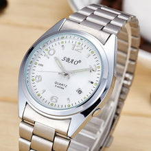 Luxury Men watch stainless steel double calendar quartz watch luminous waterproof Business Quartz-Watch Relogio Masculino EF8