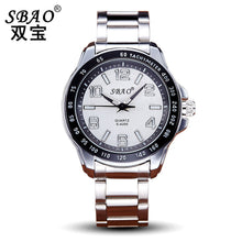 Men Sports Luxury Men's Watch Stainless Steel Band Waterproof Quartz Business Quartz-Watch Wristwatch Relogio Masculino EF8