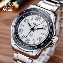 Men Sports Luxury Men's Watch Stainless Steel Band Waterproof Quartz Business Quartz-Watch Wristwatch Relogio Masculino EF8