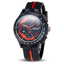 Mens Watch Fashion Luxury Ssilicone BeltClock Quartz Analog Modern Wrist Watch Business Quartz-watch Relogio Masculino EF8