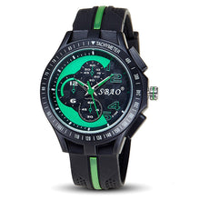 Mens Watch Fashion Luxury Ssilicone BeltClock Quartz Analog Modern Wrist Watch Business Quartz-watch Relogio Masculino EF8