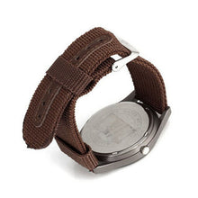 Fashion Sport Outdoor Men's Date Quartz Analog Wrist Watch Military Sports Canvas Strap Unisex Army Style Watch Homme Reloj EF8