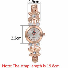 Fashion Daisies Flower Women Watch Rose Gold Bracelet Wrist Watch Women Girl Dress Clocks EF8