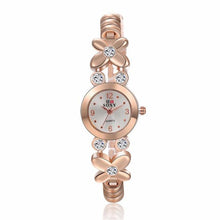 Fashion Daisies Flower Women Watch Rose Gold Bracelet Wrist Watch Women Girl Dress Clocks EF8