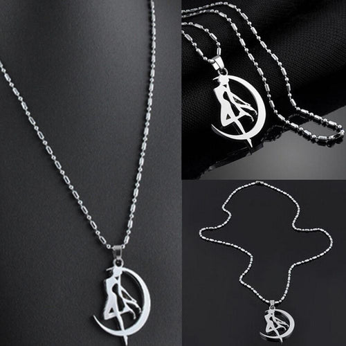 Sailor Moon Crystal Pendant Necklace Anime Peripheral Sailor Moon Necklace Vintage Accessories Jewelry Collar EF8