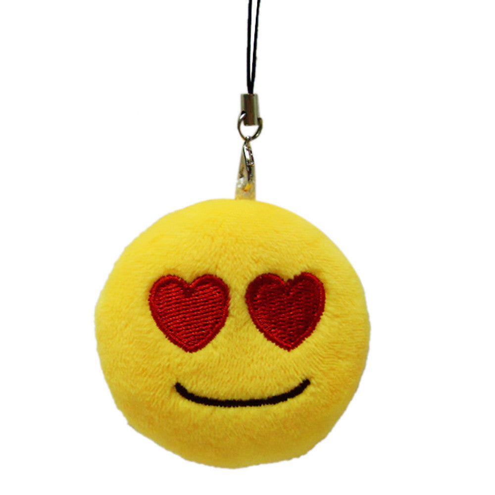 Emoji Smiley Emoticon Despise Key Chain Toy Gift Pendant Bag Cell Phone Car Keychain Handbag Charm Keyring EF8