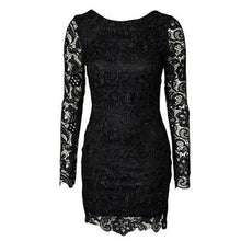 exy Women Lace Backless Clubwear Bodycon Mini Dress EF8