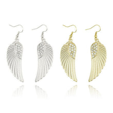 Fashion Women girls Jewelry Rhinestone Angel Wings Earrings EF8