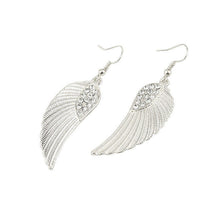 Fashion Women girls Jewelry Rhinestone Angel Wings Earrings EF8