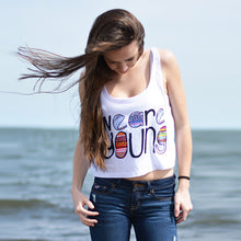 Casual Women Cartoon Crop T-Shirt Emoji Tank Top VBlouse Sleeveless EF8