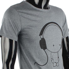 Fashion Men Boy Cotton Tees Shirt Short Sleeve Earphone T-Shirt Clothes EF8