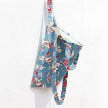 Fashion Vintagewomen's handbag Birdsflowers Printed large canvas tote beach shoulder bag EF8