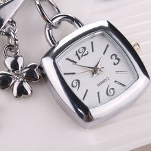 Fashion Women Love Rhinestone Chain Bracelet Wrist Watch Square Watch EF8