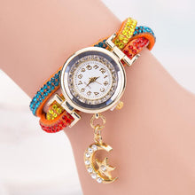 Fashion relogio feminino Women quartz-watch Crystal Band Wave Bracelet Dial Quartz Analog Wrap Wrist Watch EF8