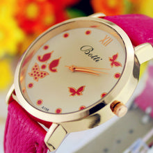 Luxury Elegant Women's Watch Stainless steel Leather Wristwatch Fashion Ladies Dress Watch EF8