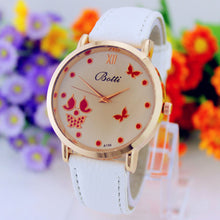 Luxury Elegant Women's Watch Stainless steel Leather Wristwatch Fashion Ladies Dress Watch EF8