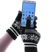Fashion Women Screen Knit Cotton Warm Gloves EF8
