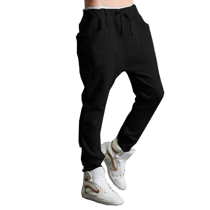 FashionMen Boy Harem Baggy Hip Hop Dance Sweat Pants Slacks Trousers Long Pant Plus Size EF8