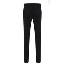 Lady Zip Pencil Pants High Waisted Slim Stretch Leggings Trousers Pants EF8