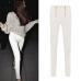 Lady Zip Pencil Pants High Waisted Slim Stretch Leggings Trousers Pants EF8