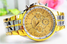 Luxury Men Roman Numerals Watches Metal Analog Quartz Fashion Wrist Watch EF8