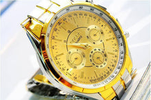 Luxury Men Roman Numerals Watches Metal Analog Quartz Fashion Wrist Watch EF8