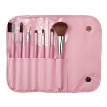7pc Cosmetics Makeup Brushes Tools Eye Eyebrow Shadow Powder Lipsticks Make up Kit Gift Bag EF8