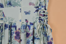EuropeanSexy Women butterfly Print Long Chiffon Beach Dresses Big size XXXL EF8