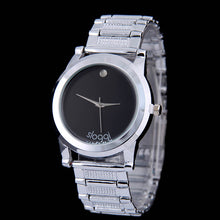 Men Watches Band Stainless Steel Sport Quartz Analog Dial Wrist Watch EF8