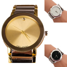 Men Watches Band Stainless Steel Sport Quartz Analog Dial Wrist Watch EF8