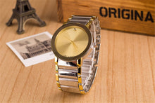 Men Watches Band Stainless Steel Sport Quartz Analog Dial Wrist Watch EF8