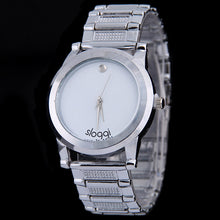 Men Watches Band Stainless Steel Sport Quartz Analog Dial Wrist Watch EF8