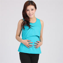 Pregnant Maternity Clothes Nursing Tops Breastfeeding VT-Shirt EF8
