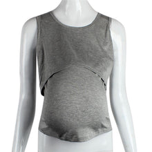 Pregnant Maternity Clothes Nursing Tops Breastfeeding VT-Shirt EF8