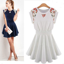 Dress SexyWomens Girl Floral Ruffle Women Casual Sleeveless Evening Party Prom Mini Dress Plus Size EF8