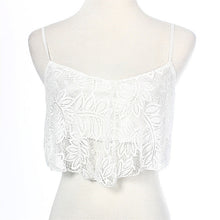 Lace Floral Crop Tops Bralette Bralet White For Women Plus Size EF8