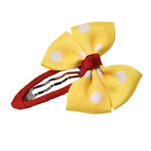 bow dot children kids baby girls hair accessories clip hairpins barrettes headwear flowerBoutique EF8