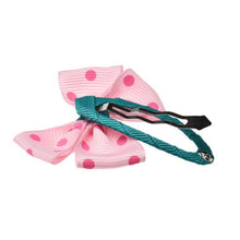 bow dot children kids baby girls hair accessories clip hairpins barrettes headwear flowerBoutique EF8
