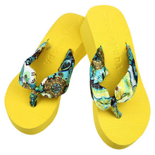Korean Womens Casual Beach Slippers Wedge Platform Thong Flip Flops Sandals Shoes EF8