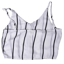 Sexy Backless Short Rompers Womens Jumpsuit Casual Chiffon Overalls For Women Playsuit White Women Striped Jumpsuit EF8