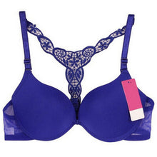Sexy Bra For Women Front Closure Floral Lace Racer Back Padded Push Up Bra Seamless Sutian Y-line Straps Women Underwear EF8